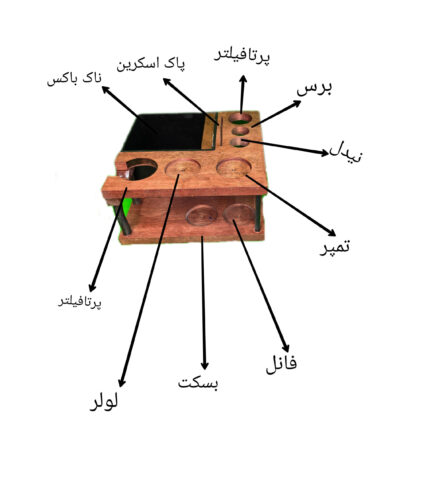 استند بار گرم 10 تکه به همراه ناک باکس سایز 51